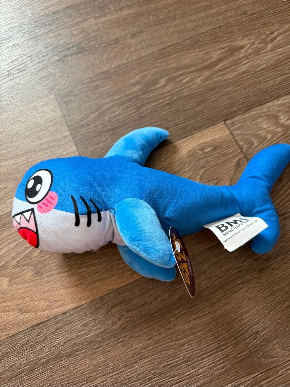 NWT BMI Plush Pals Stuffed Toy Blue Shark